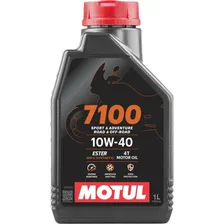 Óleo 100% sintético Motul Moto 4t 7100 10w40 1l Foto mini 2