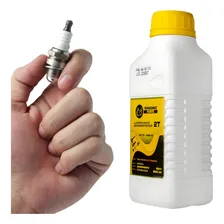 Óleo 2 Tempos + Vela 500ml Roçadeira Gasolina Motossera Soprador De Folhas Para Sthil, Toyama, Vulcan, Tekna E Outras Foto mini 4