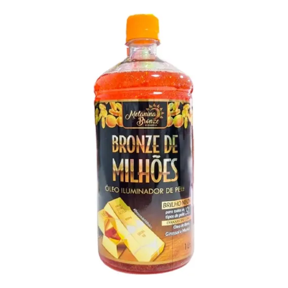 Óleo Bronze De Milhões 1 Litro Melanina Bronze Foto 1