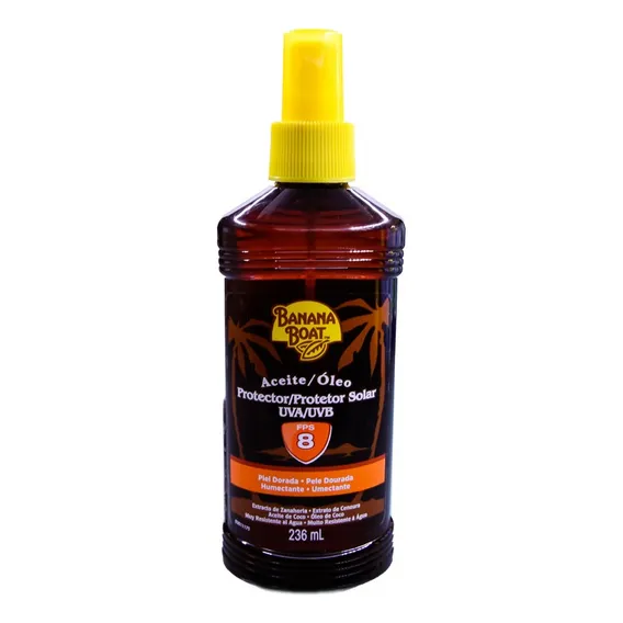Óleo Bronzeador Banana Boat Fps 8 236ml Foto 1