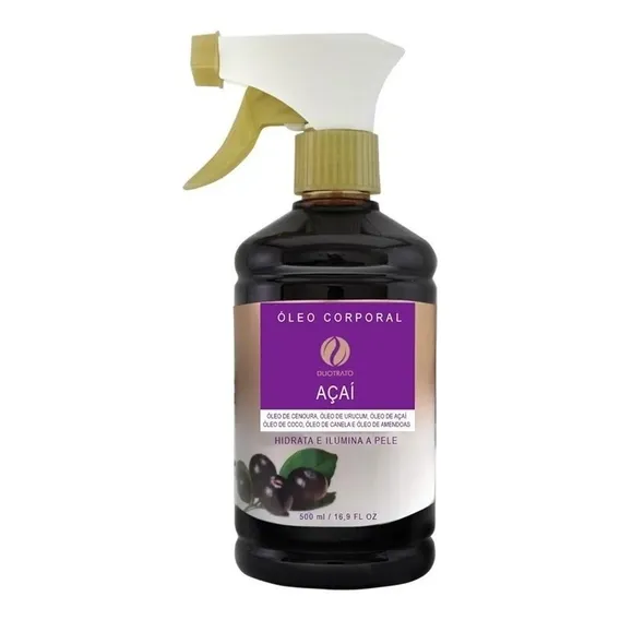 Óleo Bronzeador Corporal Açaí Duotrato 500 Bronzeamento Foto 1