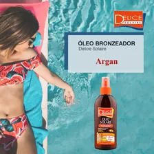 Óleo Bronzeador Spray Delice Solaire Argan Praia Piscina Foto mini 2