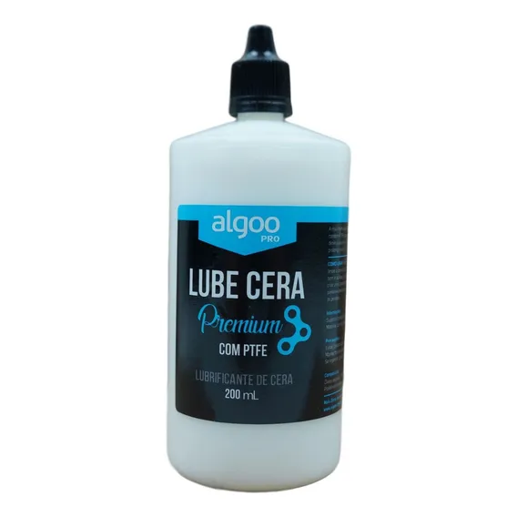Óleo Cera Algoo Lubrificante Corrente Seco 200ml Bicicleta Foto 1