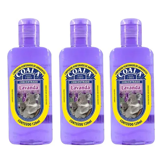 Óleo Coala 120ml Concentrado Lavanda Kit C/3 Unidades Foto 1