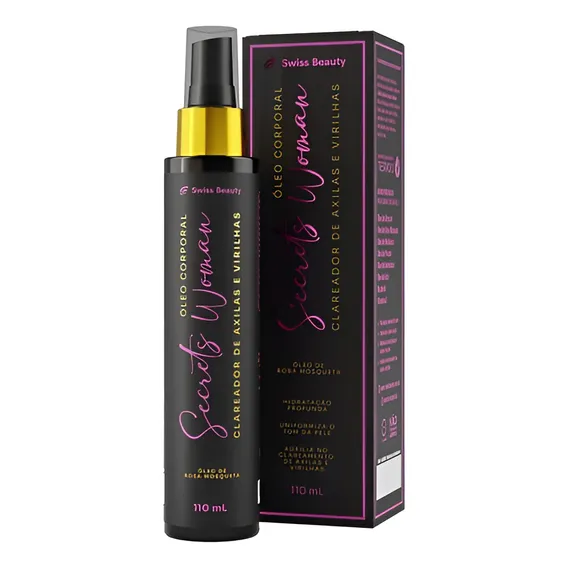 Óleo Corporal Clareador Secrets Woman 110  Fragrância Óleo Clareador De Axilas E Virilhas Foto 1