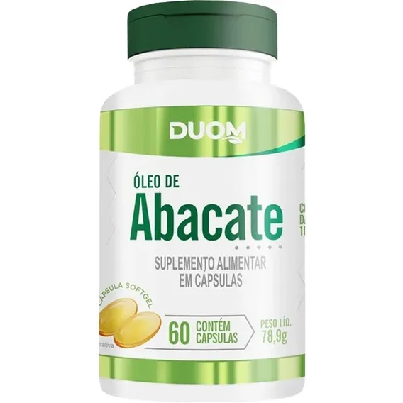 Óleo De Abacate 60cps 1000mg Duom Foto 1