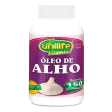 Óleo De Alho 350mg 150 Cáps Puro Unilife Sabor Sem sabor Foto mini 1