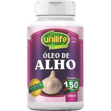 Óleo De Alho 350mg 150 Cáps Puro Unilife Sabor Sem sabor Foto mini 2