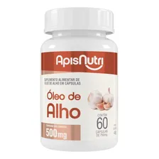 Óleo De Alho Alicina - 60 Cápsulas 500mg Apisnutri Foto mini 1
