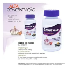 Óleo De Alho Desodorizado 700mg 60 Cápsulas - Sunflower Foto mini 4