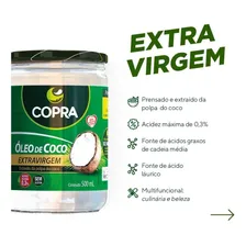Óleo De Coco Extra Virgem 500ml - Copra Original Foto mini 3