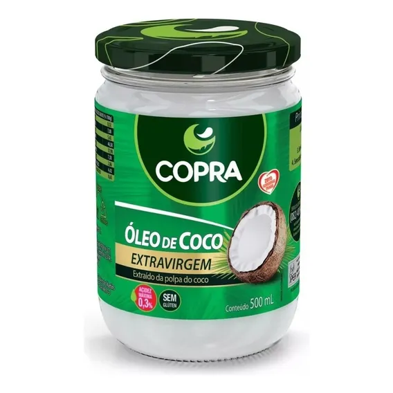 Óleo De Coco Extra Virgem 500ml - Copra Original Foto 1