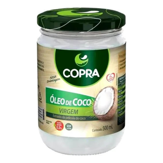 Oleo De Coco Virgem Copra 500ml Foto 1