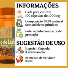 Oleo De Linhaça Cápsulas - Fonte De Ômega 3 P/ Coração - Oleo Linhaça - Pele E Cabelos Nutrição Natural - Óleo De Linhaça 1000mg - Mulher Relaxada (tpm/menopausa) - 100 Cápsulas Foto mini 4