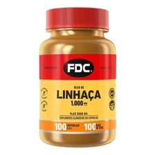 Óleo De Linhaça Dourada 1000mg Fdc Flaxseed Oil C/ Lignanas Foto mini 1