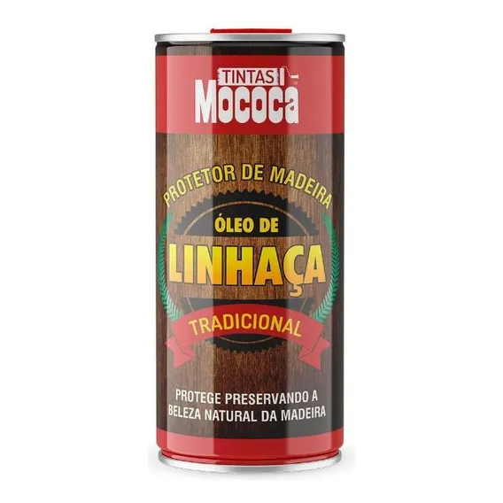 Óleo De Linhaça Tradicional Protege Madeira Mococa 900ml Foto 1