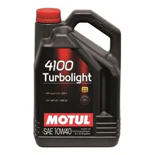 Óleo de motor Auto Motul 4100 10w40 Turbolight Sintético 5l Foto mini 1