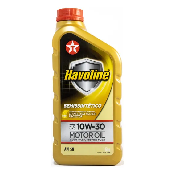 Oleo De Motor Havoline Semi Sintético 10w30 Api Sn Carro Foto 1