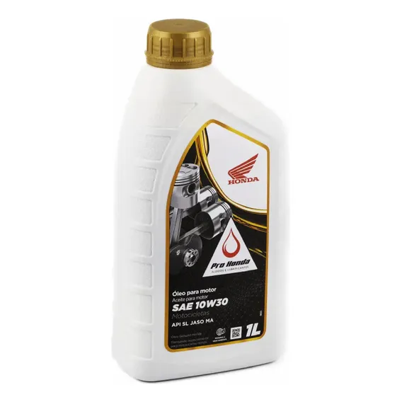 Óleo de Motor Honda Semi-sintético 10W-30 para Moto/Quadriciclo 1L Foto 1