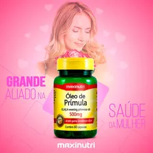 Óleo De Primula 60 Capsulas 500mg Maxinutri Foto mini 3