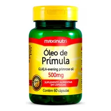 Óleo De Primula 60 Capsulas 500mg Maxinutri Foto mini 1
