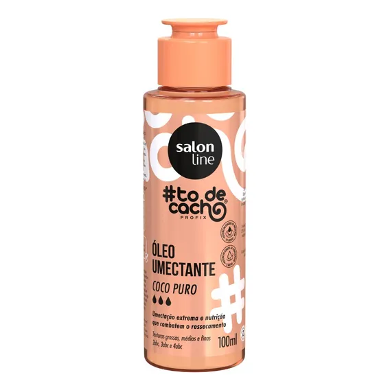 Óleo De Umectação To De Cacho Coco Puro Salon Line 100ml Foto 1