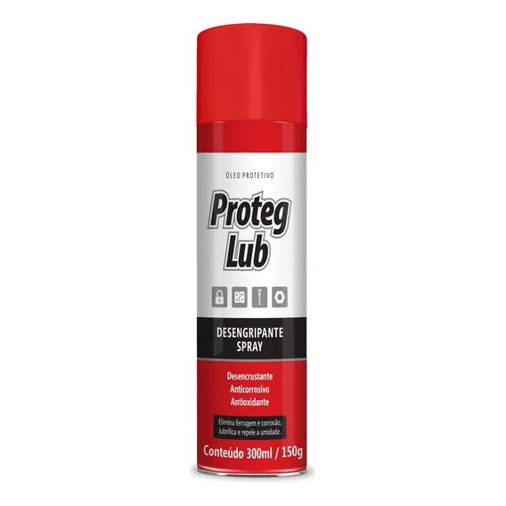 Óleo Desengripante Proteg LUB 300ML Caixa Com 12 Unidades Foto 1