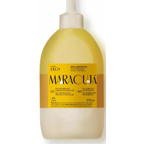 Óleo Ekos Natura Refil Trifásico Corporal Maracujá 200ml Foto 1
