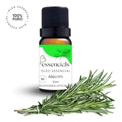 Óleo Essencial Alecrim 10ml Puro ( Rosmarinus Officinalis ) Foto 1