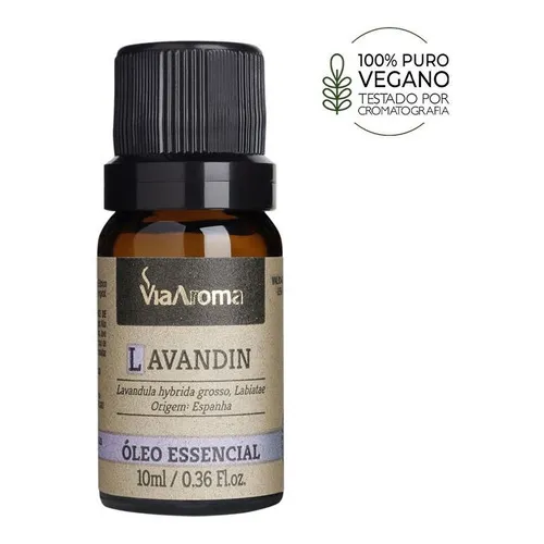 Óleo Essencial Lavandin 100% Puro Via Aroma - 10ml Foto 1