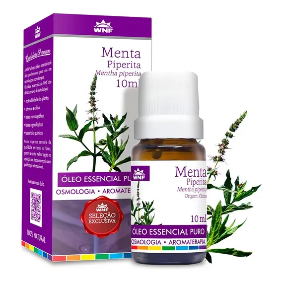 Óleo Essencial Menta Pierita Mentha Piperita 10ml WNF Foto 1