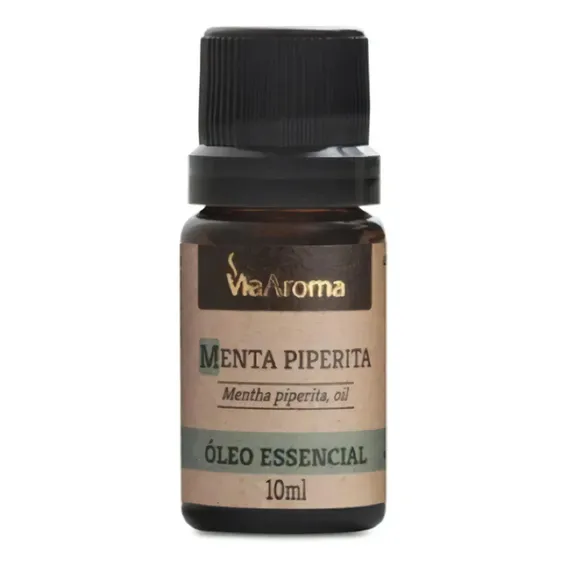 Óleo Essencial Menta Piperita 10ml 100% Puro - Via Aroma Foto 1