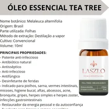 Óleo Essencial Tea Tree Melaleuca Gt Brasil 10,0ml Laszlo Foto mini  3