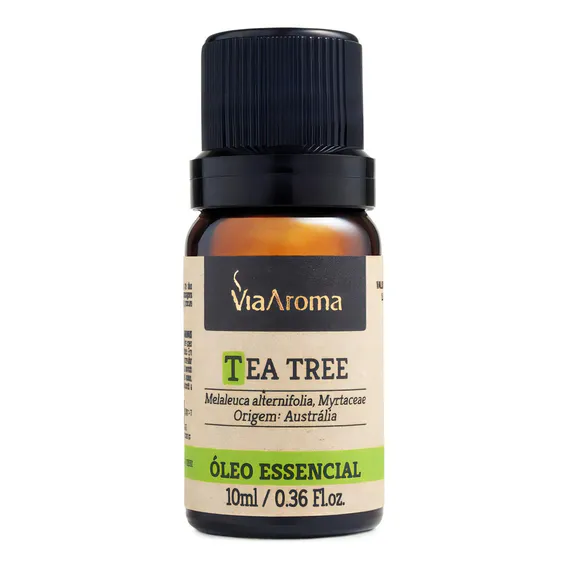Óleo Essencial Tea Tree - Melaleuca Via Aroma 10ml Foto 1