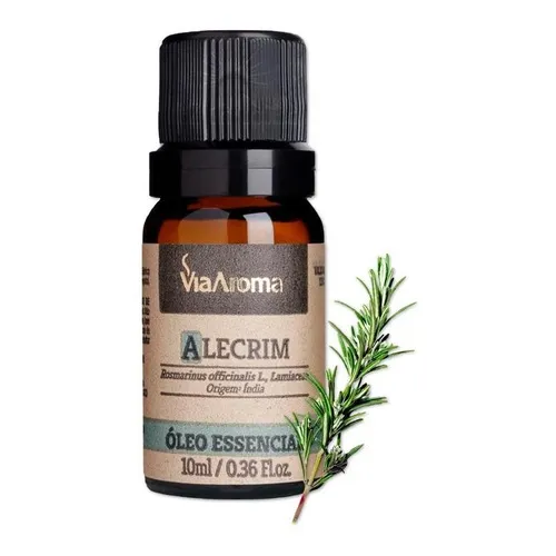 Óleo Essencial Via Aroma - Alecrim Foto 1