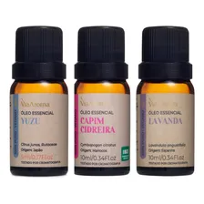 Óleo essencial Via Aroma Óleo Essencial Via Aroma lavanda, capim cidreira e yuzu 10mL - 3 kits do 3 unidades Foto mini 1