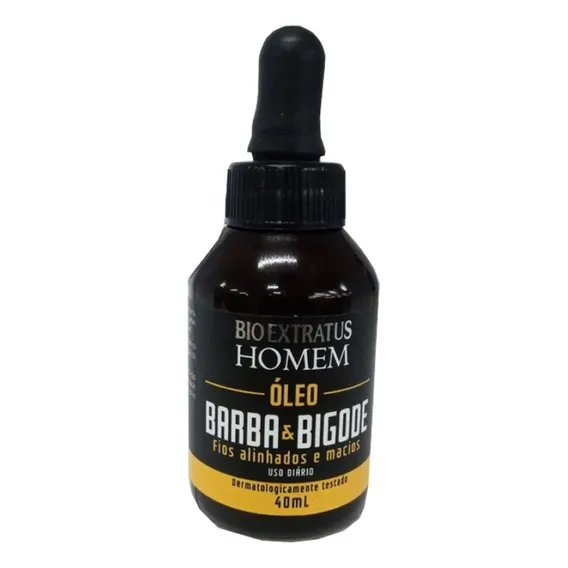Óleo Homem Barba & Bigode 40ml - Bio Extratus Foto 1