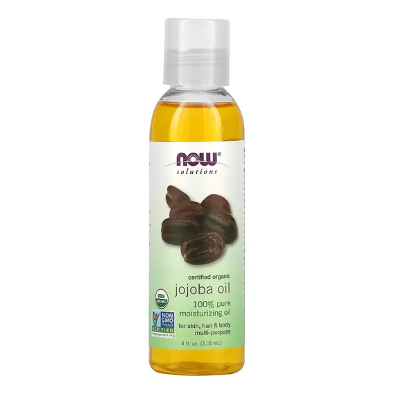 Óleo Jojoba 118ml 100% Puro Orgânico Pele Cabelo Now Foods Foto 1