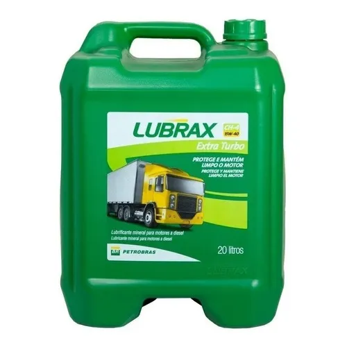 Óleo Lubrax Extra Turbo 15w40 Ch-4 Diesel Galão 20 Litros Foto 1