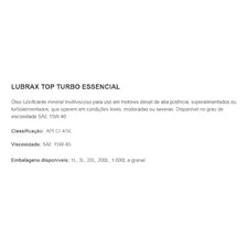 Óleo Lubrax Extra Turbo 15w40 Ch-4 Diesel Galão 20 Litros Foto mini 4