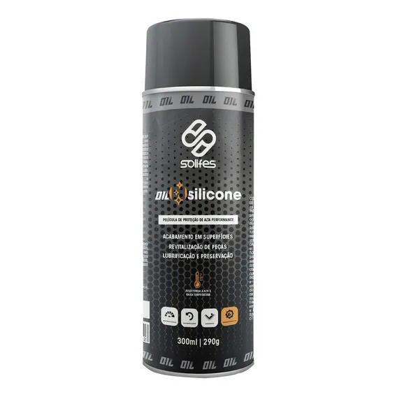 Óleo Lubrificante Bicicleta Oil Silicone Spray Solifes 300ml Foto 1