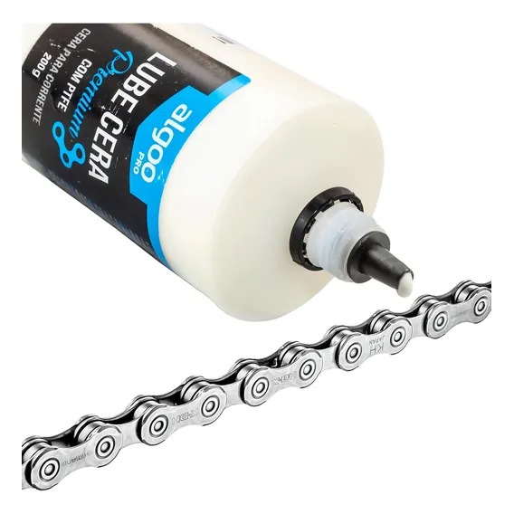 Óleo Lubrificante Corrente Bike Algoo Lube Cera 200ml C/ptfe Foto 1