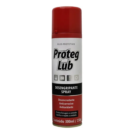 Oleo Lubrificante Desengripante Spray Proteg Lub 300ml Foto 1