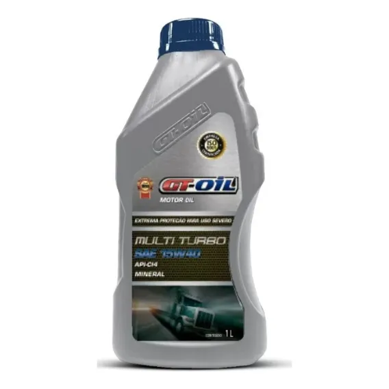 Óleo Lubrificante Motor Sae 15w40 Ci4 Multi Turbo Gt Oil 1l Foto 1