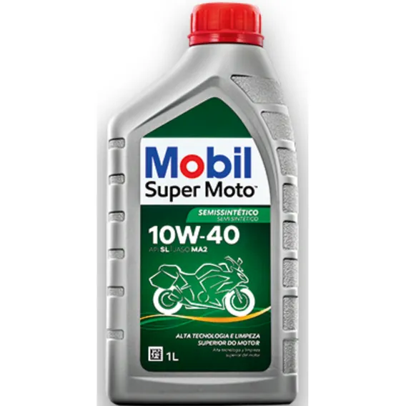 Oleo Mobil 10w40 Mx Litro Mobil Super Moto Power Semi 10w40 Foto 1