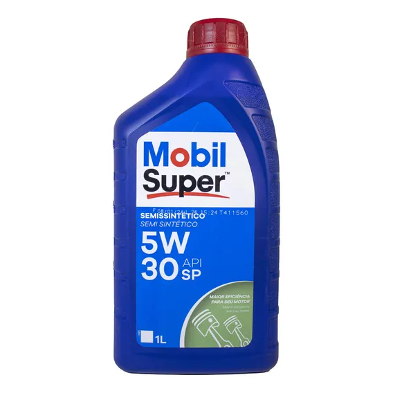 Óleo Mobil 5w30 Super Ecopower Mobil Para Fiat Ford Foto 1