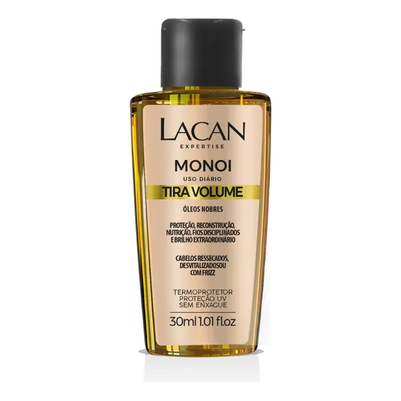 Oleo Monoi Tira Volume Lacan 30ml Cabelos Desvitalizados Foto 1