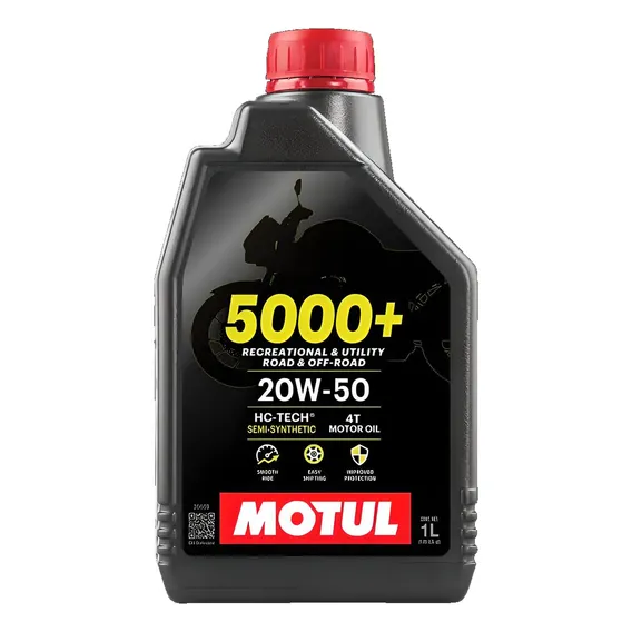 Óleo Motor 4t 5000+ 20W-50 semissintético Motul Foto 1