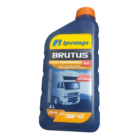 Óleo Motor Diesel 15w40 Ipiranga Brutus Cl4 1 Litro Foto 1