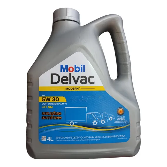 Oleo Motor Diesel 5w30 Sintetico Mobil Delvac Mx Ld Galao 4l Foto 1